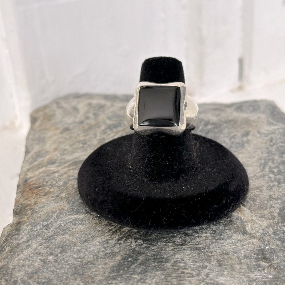 Sterling & Black Onyx Ring